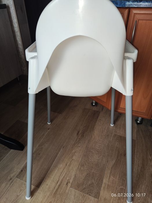 IKEA ANTILOP  стільчик для годування з підніжкою  та подушкою