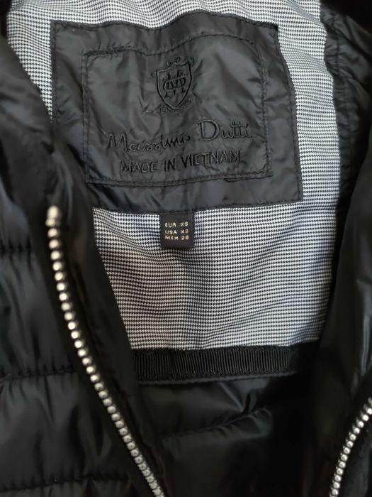 Kurtka Massimo Dutti czarna pikowana jak nowa