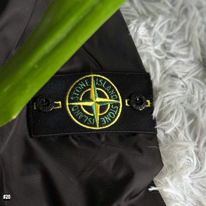 Черный Стоник Куртка Мужская - Stone Island Ветровка Новая