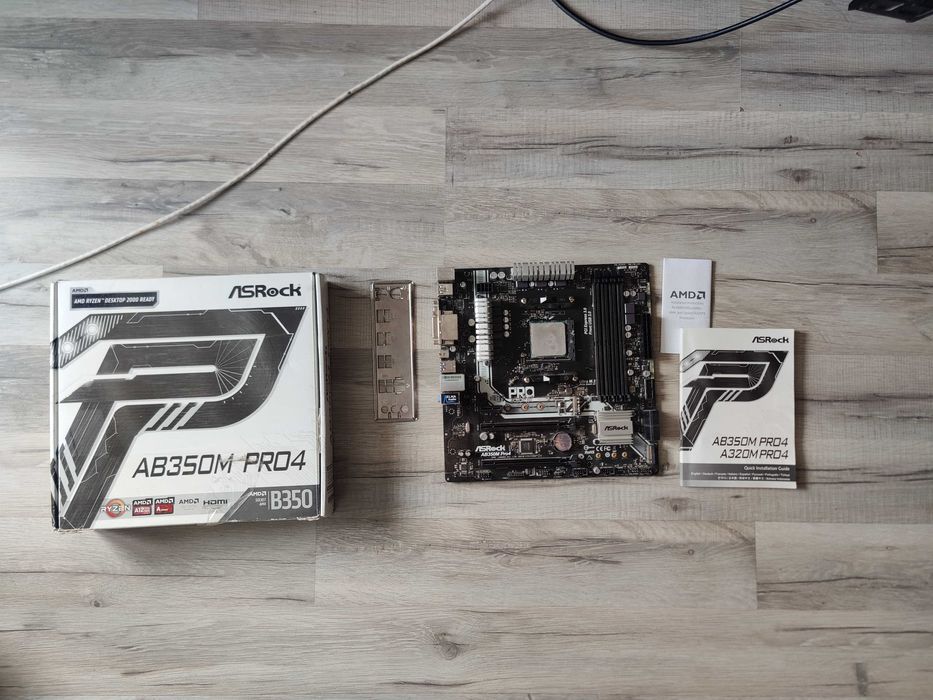 Материнська плата ASRock AB350M Pro4 (sAM4, AMD B350, PCI-Ex16) ryzen