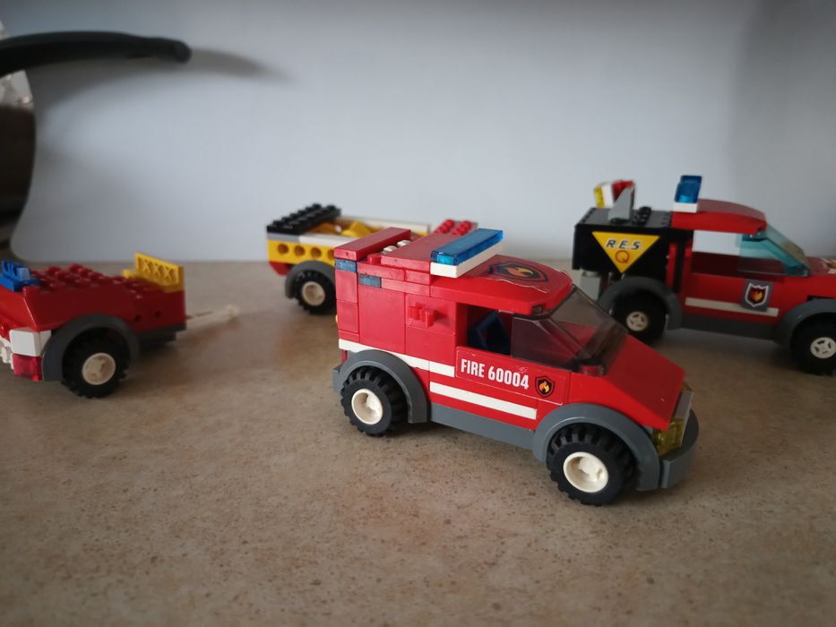 Klocki LEGO. Straż pożarna. Pojazdy dodatkowe