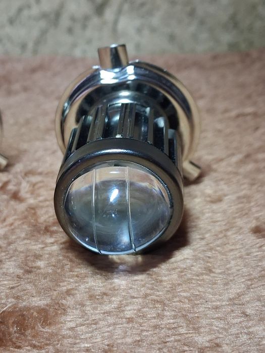 Лінзована led,лед лампа з лінзою h4 Н4 цоколь