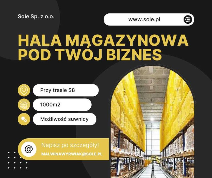 Hala magazynowa - wybuduję szytą na miarę Twoich potrzeb