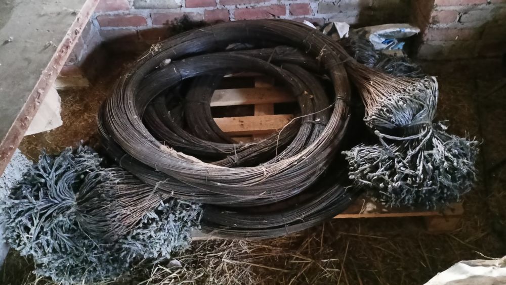 Drut przewodnik do chmielu