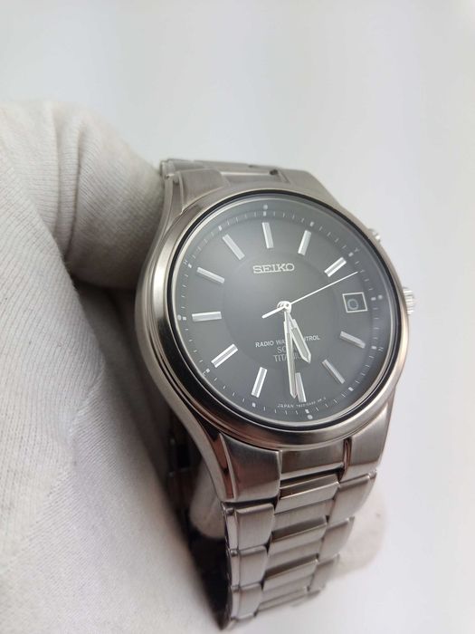 Часы мужские Seiko Solar SBTM003 титан радиоконтроль сапфир Japan made