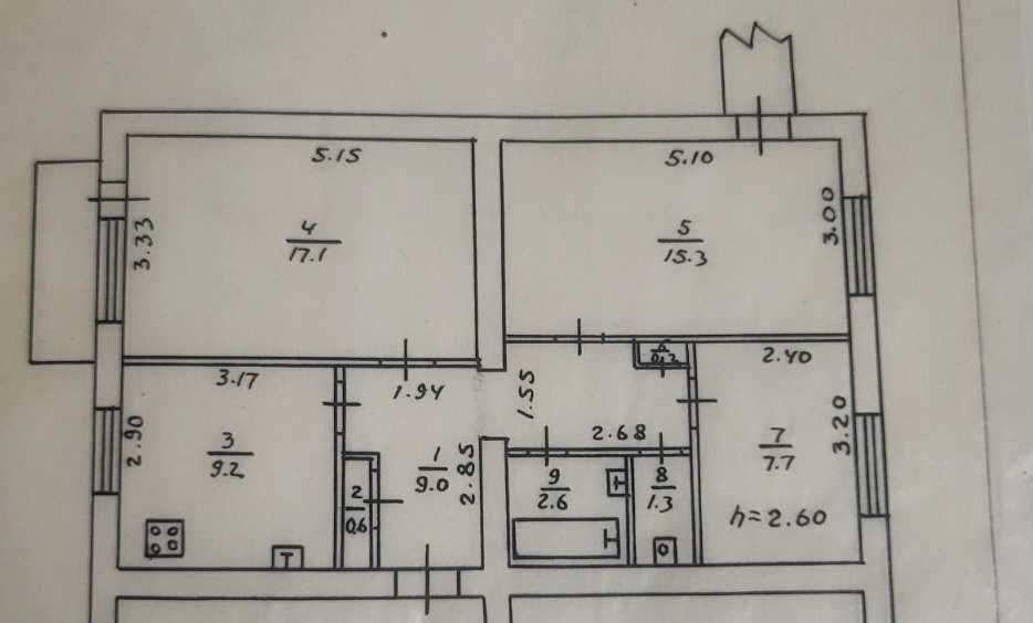 Продаж 3 к. квартири,р-н "Порт",4-й пров.Успенсько-Троїцької,5