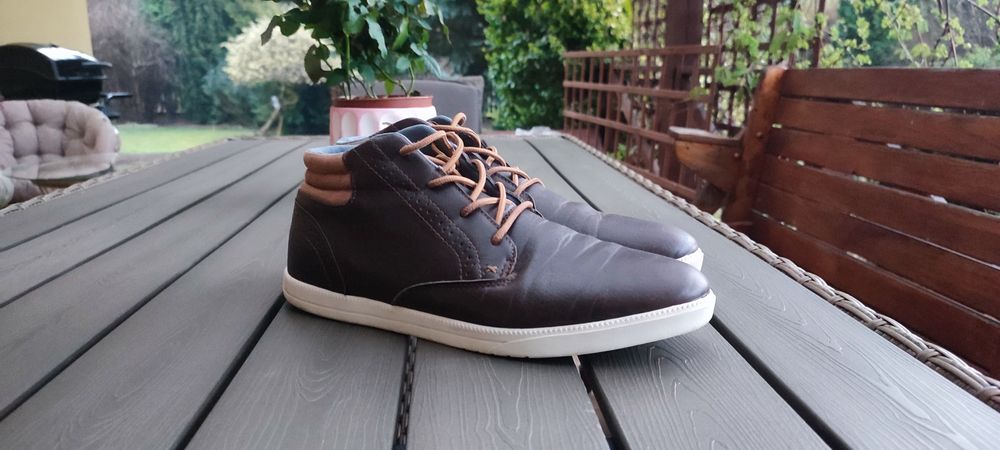 Buty trzewiki kozaki r.42, dobry stan, Wiosna/jesień