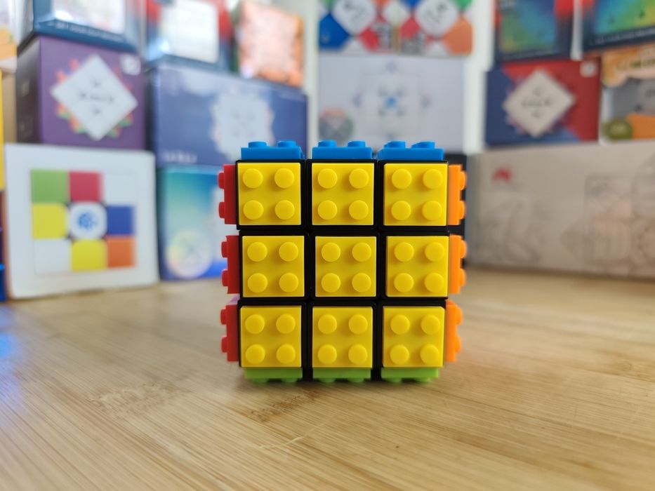 Cubo Mágico 3x3 Estilo Lego (Novo)