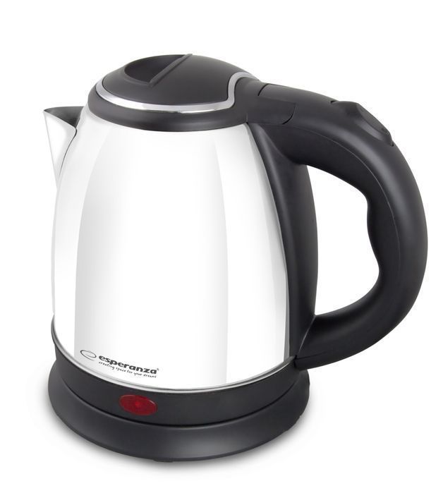 Elektryczny czajnik metalowy 1350W Esperanza PARANA 1L biały