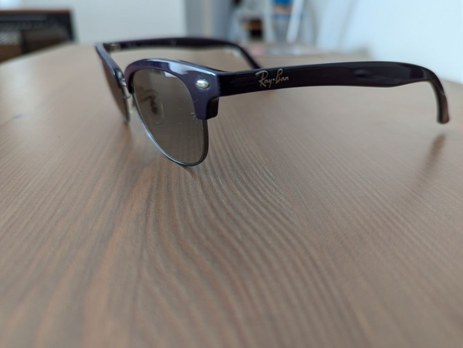 Okulary Ray-Ban ciemny fiolet