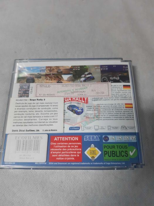 Jogo Sega Dreamcast Sega Rally 2 Championship