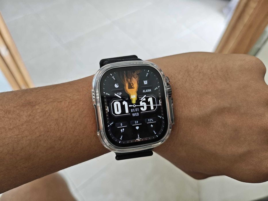 Smartwatch Microwear Ultra 3 AI – 128GB Memória / 8GB RAM + 4 Pulseiras (Novo/Semi-novo)