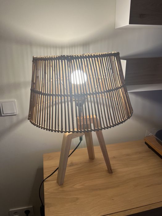 Lampa destiny rattanowa