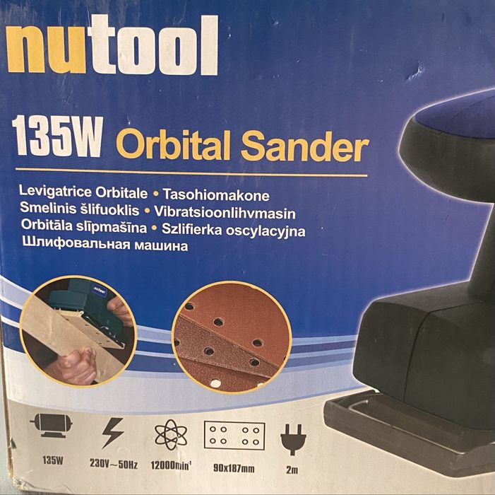 Szlifierka oscylacyjna Nutool Orbital Sander MP136 135W