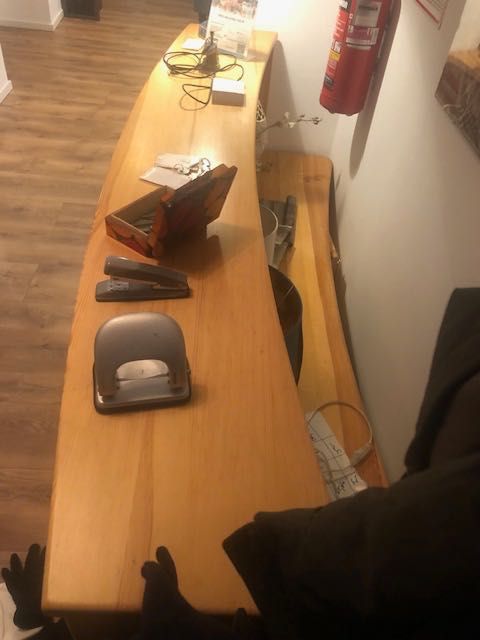 burko ,  recepcja , drewniane , sosnowe