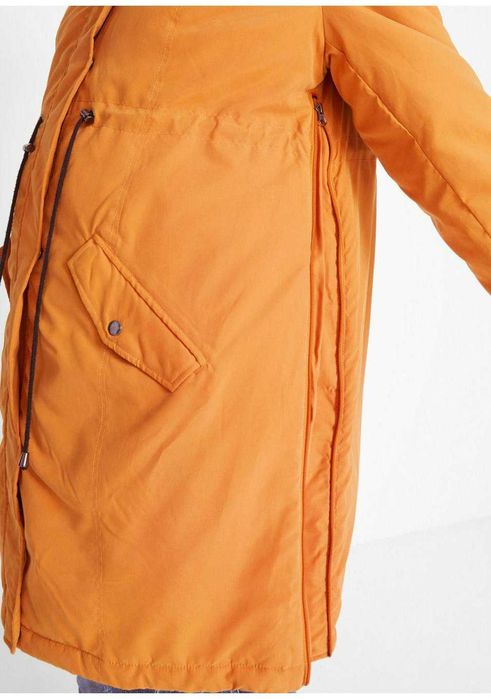 Kurtka ciążowa z wstawka dla dzidziusia - OCIEPLANA r