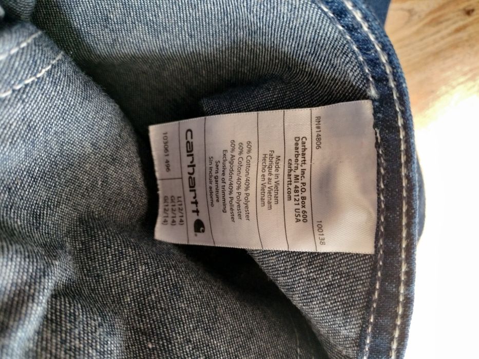 Kurtka męska jeansowa Carhartt