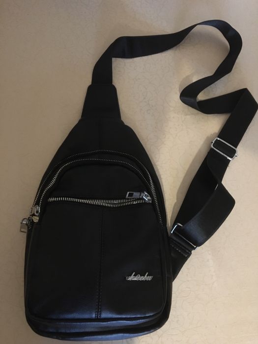 Сумка кожа через плечо