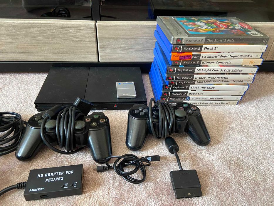 Konsola Sony Playstation 2 Slim 100% Sprawna MEGA ZESTAW PS2