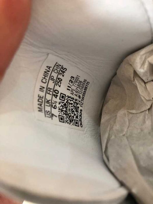 Adidas białe trampki, rozmiar 40