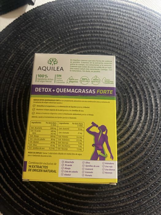 Aquilea Detox + Жироспалювач Forte 10 стіків