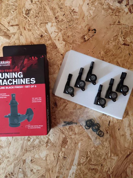 Daddario PWAT-6R2 Machine Heads BK