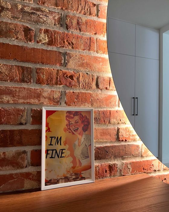 Ściana z cegły, płytki ceglane, stara cegła na ścianę RETRO, Styl boho