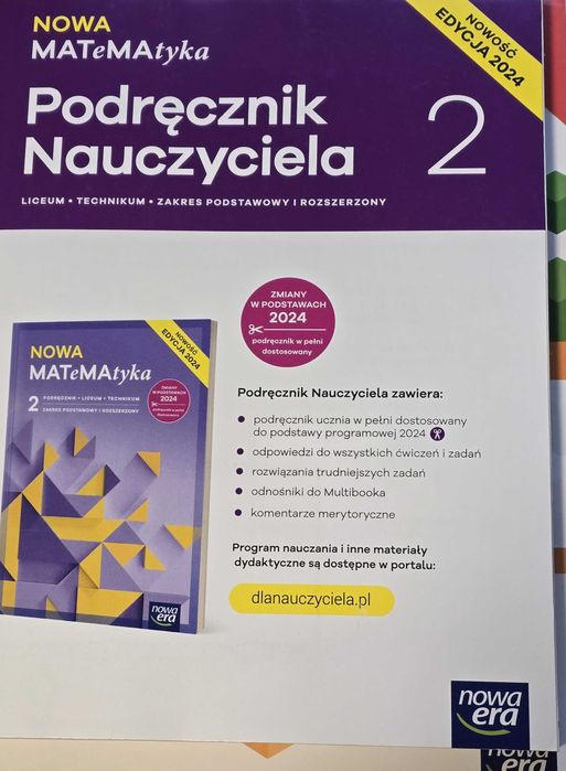 Matematyka podręcznik nauczyciela  2 NOWA CENA