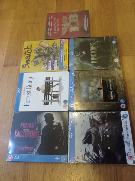 Snatch Forest Gump Ryan Birds Basterds Steelbook blu-ray