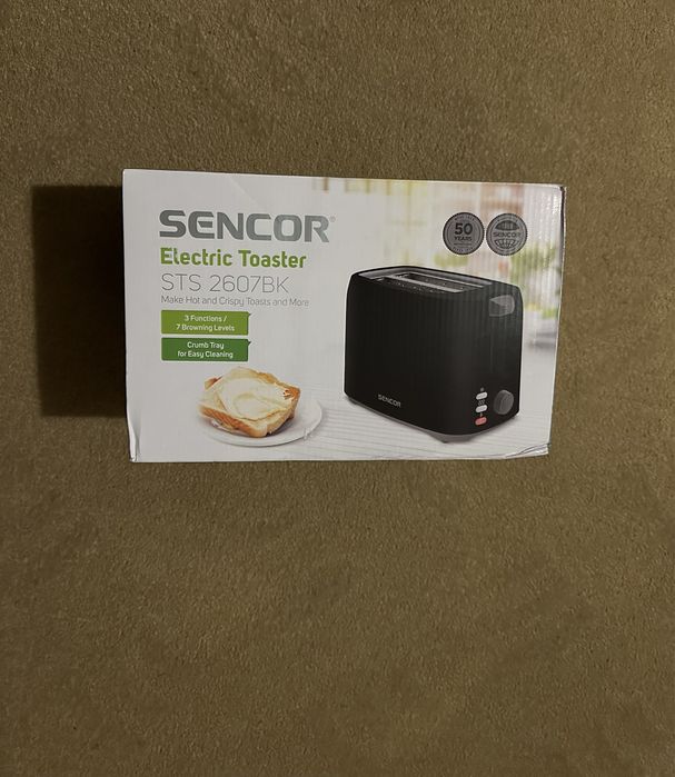 Тостер Sencor STS 2607BK новий чорний (не б/у)