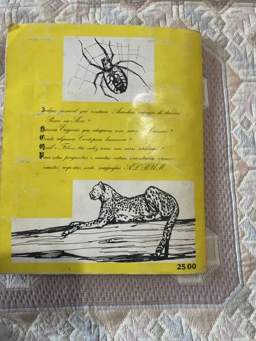 Caderneta de cromos completa Panorama zoológico