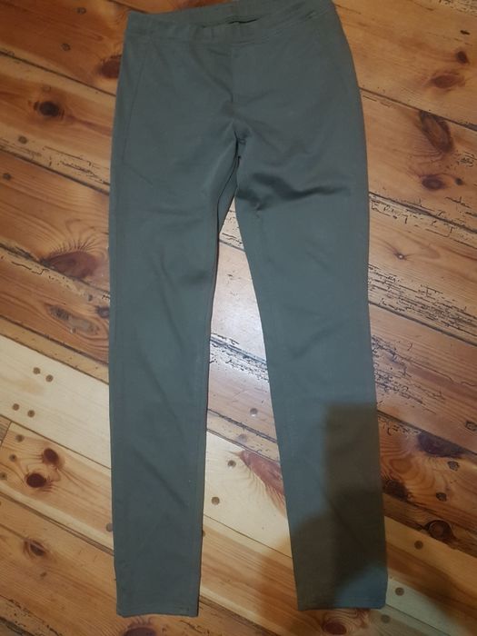 Spodnie z laycrą oliwkowe