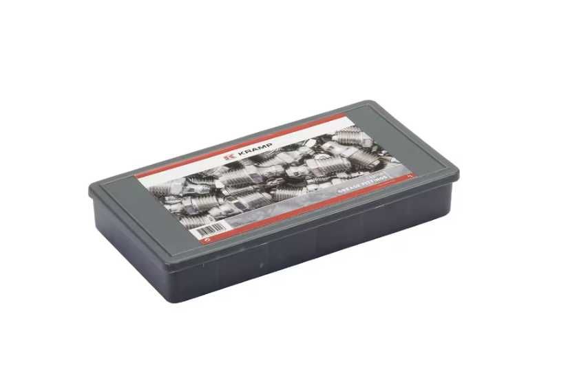 Zestaw smarowniczek Kramp - 140 elementów