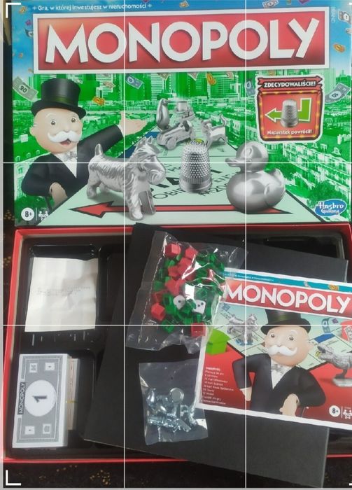 Oryginalna Gra Monopoly Classic + Naparstek