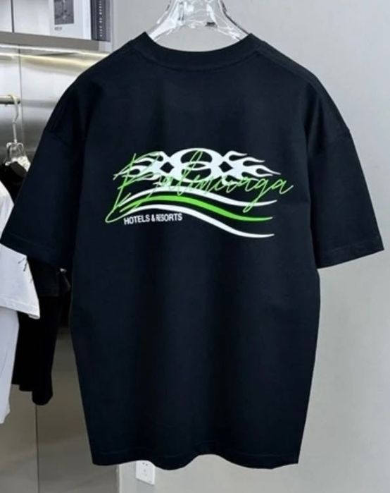 Футболка Balenciaga (хлопок 100 %), футболка Баленсиага