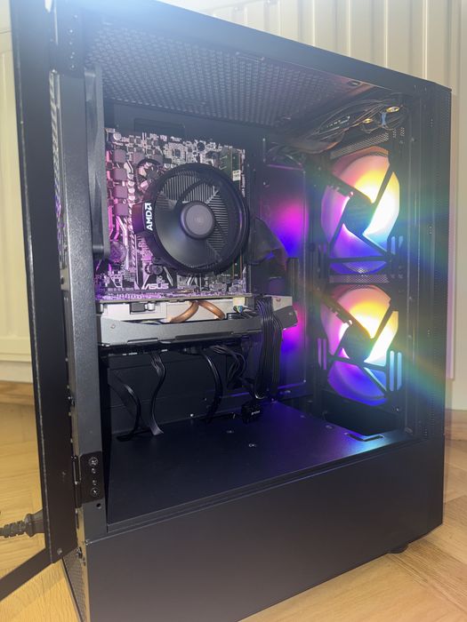 Komputer GTX 1660 SUPER Ryzen 5 2600 Ram 16GB Dysk SSD 512GB