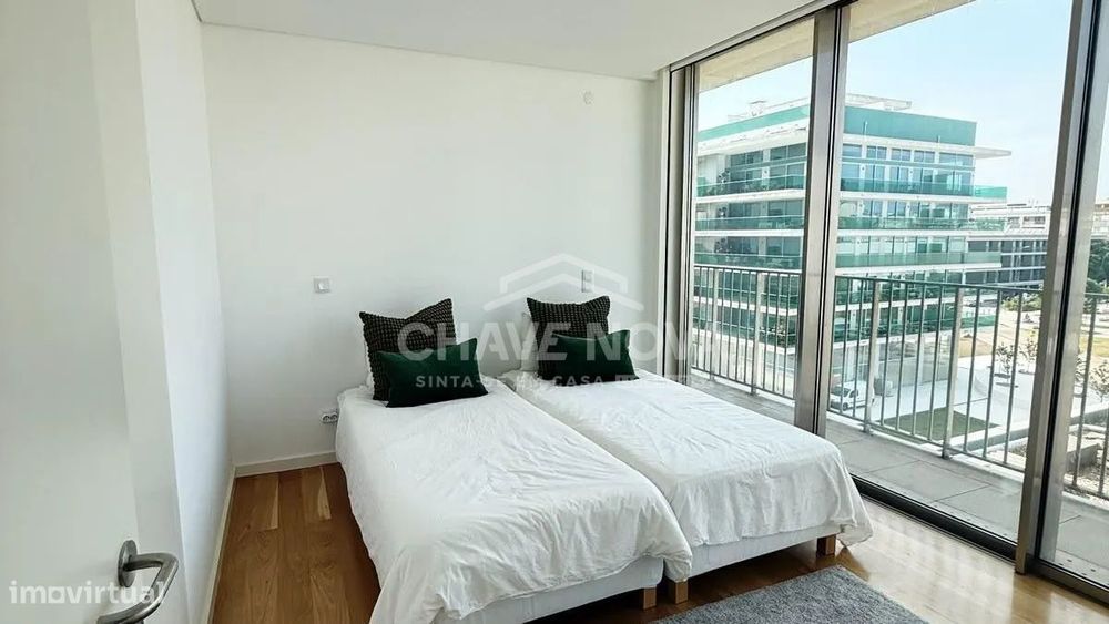 Arrendamento Apartamento T3 mobilado com vista Mar - Matosinhos Sul