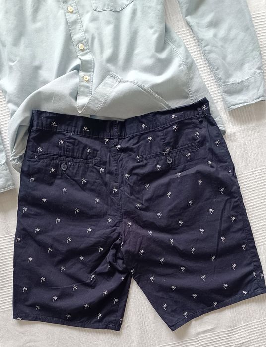 Spodenki w mini palmy slim fit hm chłopak roz 32