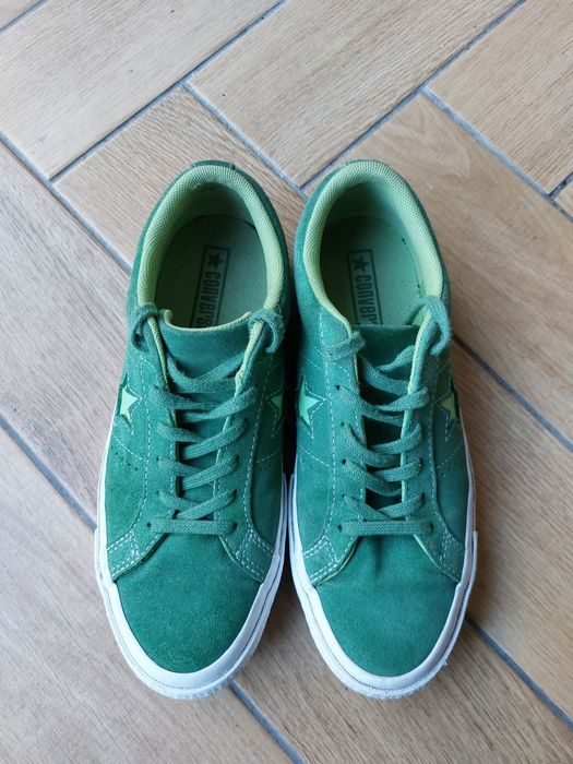 Converse 37.5 Trampki niskie Zielone Unikat