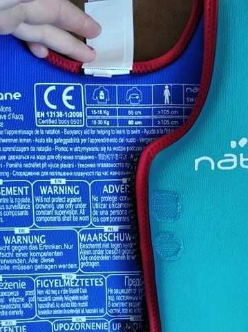 Colete piscina para criança