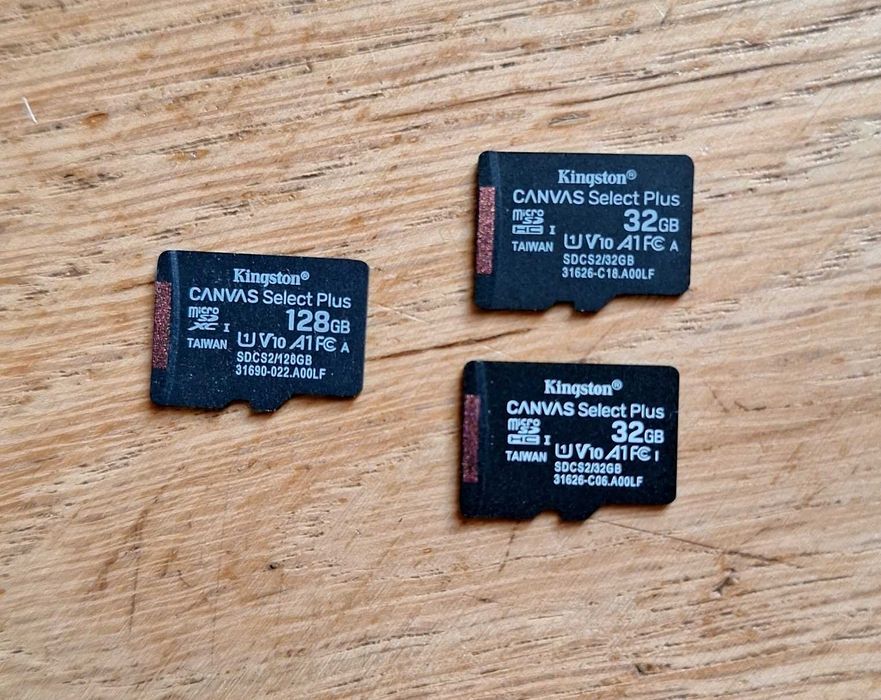 Kingston Canvas Select Plus karta pamięci microSD 32 GB + 32 GB + 128 GB