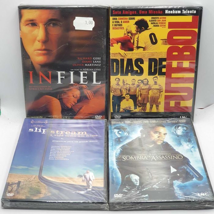 Lote 6/3 - Pack de 18 Filmes Novos e Selados em DVD - Ref.VI