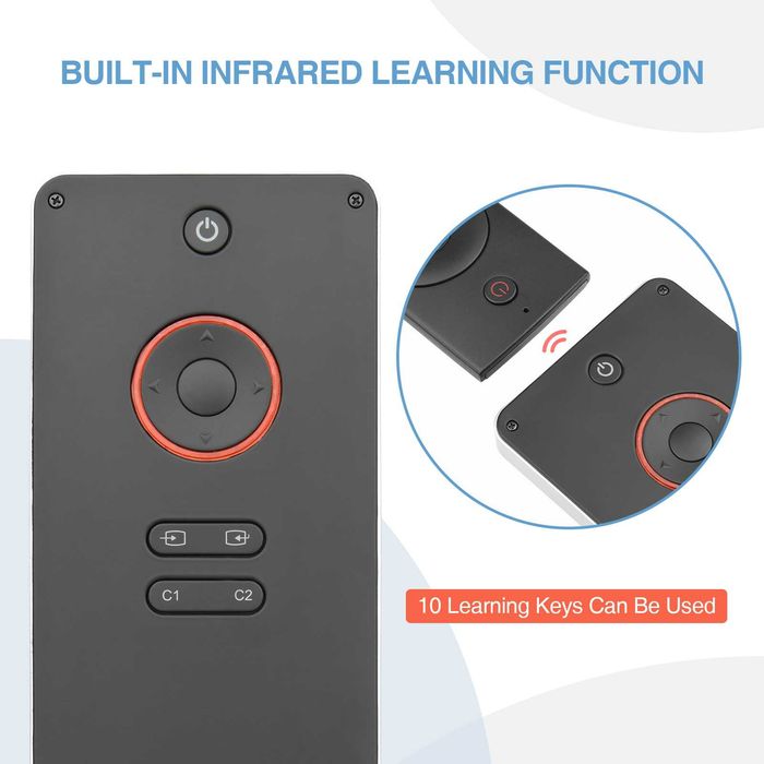 Миниатюрная Bluetooth-клавиатура Rii K06 беспроводная клавиатура с подсветкой и сенсорной панелью, 2,4 ГГц для Android, ТВ, Mac, ноутбуков и Windows