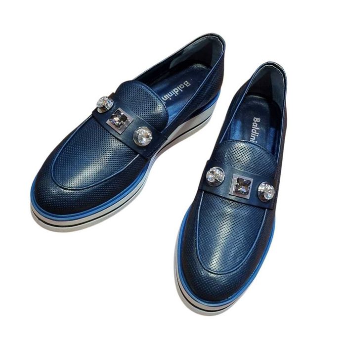 Жіночі шкіряні лофери "Baldinini" оригінал