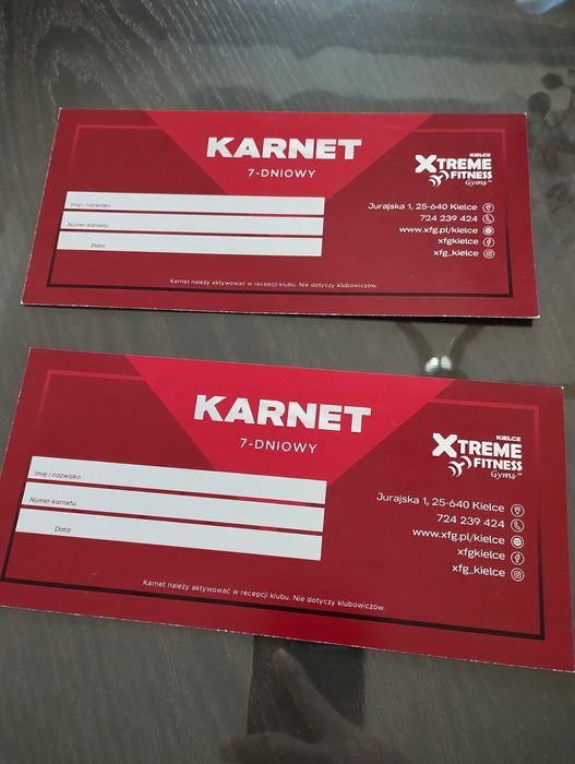 Karnety na siłownię Xtreme