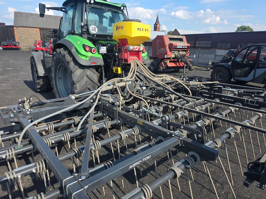 Zestaw Brona mulczowa Agro-Tom BM 60 (6m) + Siewnik APV