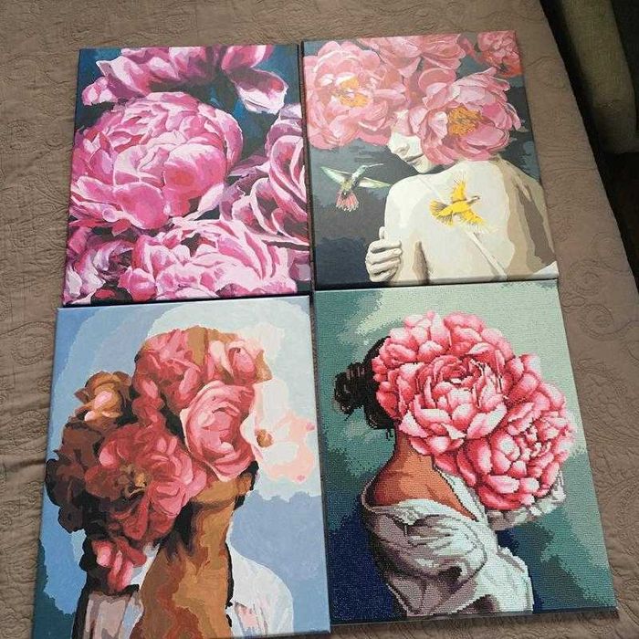 картини за номерами " півонії"