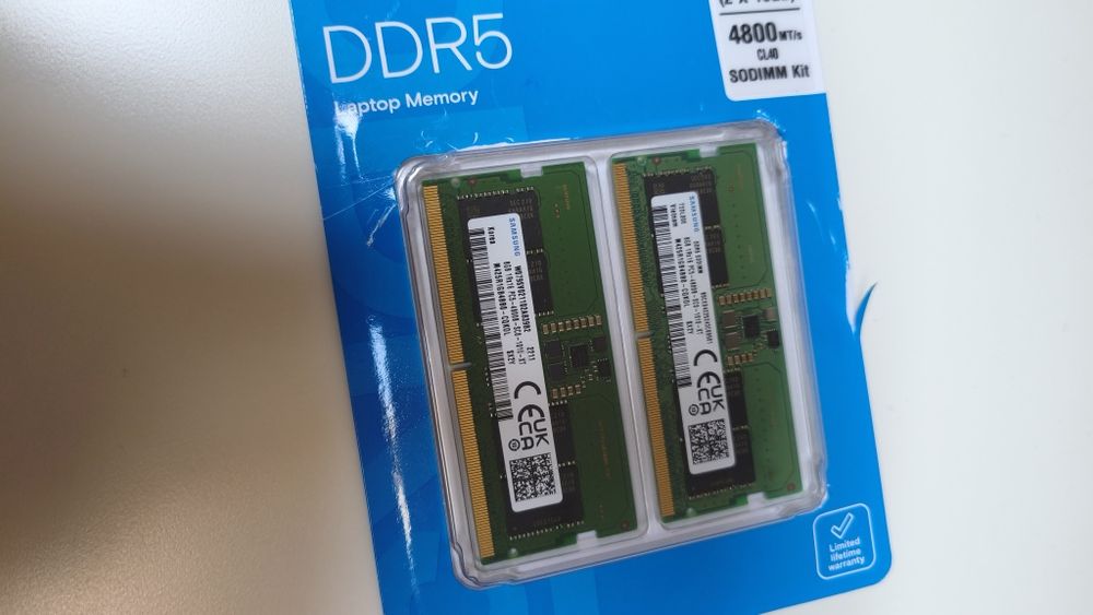Memória RAM 8GB Samsung - para portátil