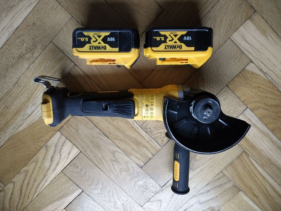 Szlifierka kątowa akumulatorowa kątówka Dewalt DCG406 18V 125mm + 5AH