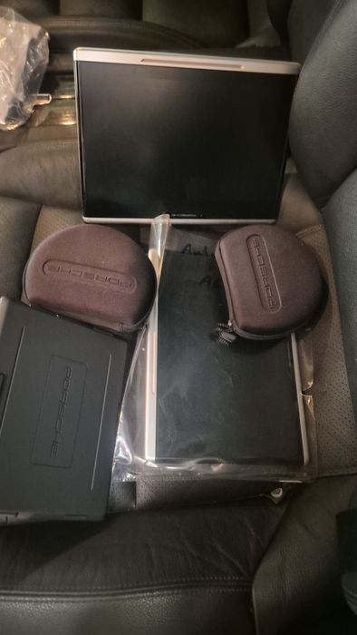 Kit porsche multimidia para passageiro do banco traseiro  para panamera, cayenne,macan